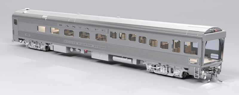 PREORDER Broadway Limited Imports HO 9992 ATSF Track Inspection Car, Atchison Topeka & Santa Fe "William Barstow Strong" 1990-1995