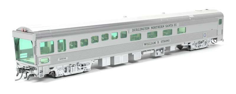 PREORDER Broadway Limited Imports HO 9993 BNSF Track Inspection Car, Burlington Northern Santa Fe "William Barstow Strong" 1996-2008