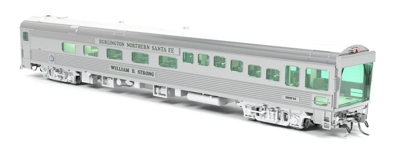 PREORDER Broadway Limited Imports HO 9993 BNSF Track Inspection Car, Burlington Northern Santa Fe "William Barstow Strong" 1996-2008