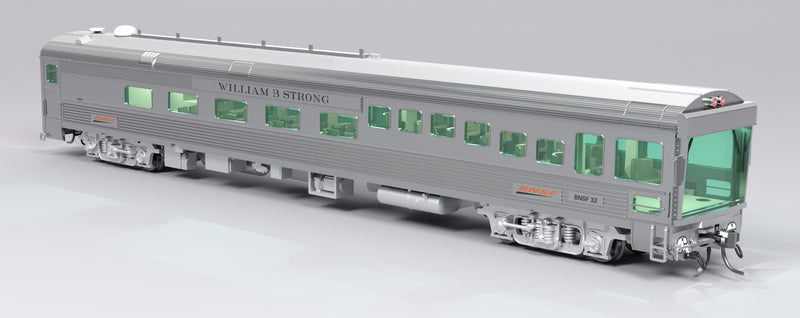 PREORDER Broadway Limited Imports HO 9996 BNSF Track Inspection Car, Burlington Northern Santa Fe "William Barstow Strong" 2018-Present