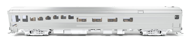 PREORDER Broadway Limited Imports HO 9997 ATSF Track Inspection Car, Unlettered Stainless Steel
