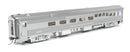 PREORDER Broadway Limited Imports HO 9997 ATSF Track Inspection Car, Unlettered Stainless Steel