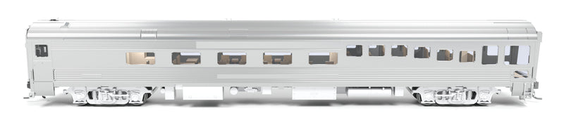 PREORDER Broadway Limited Imports HO 9997 ATSF Track Inspection Car, Unlettered Stainless Steel