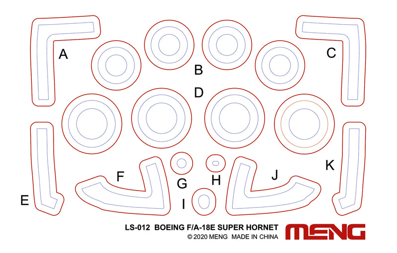 Meng-Model LS-012 BOEING F/A-18E SUPER HORNET 1:48