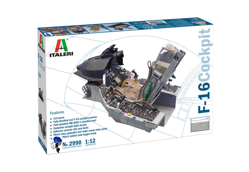 Italeri 2990 - SCALE 1 : 12 F-16 Cockpit