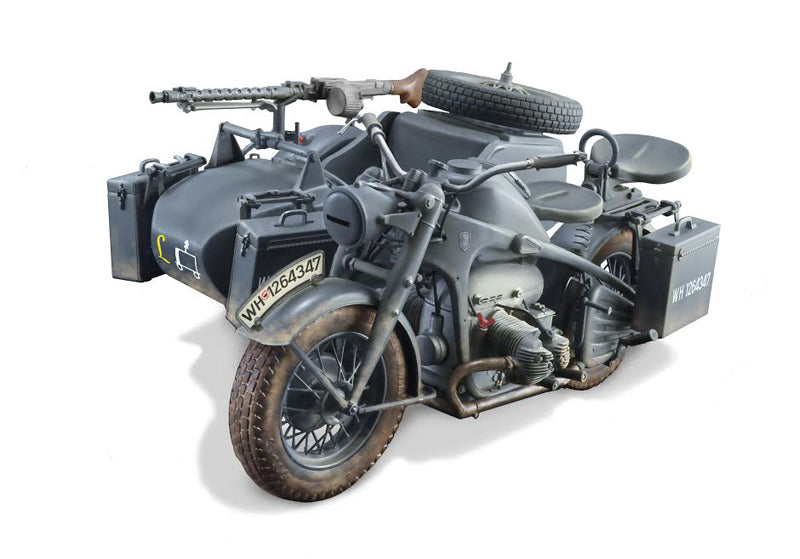 Italeri 7406 - SCALE 1 : 9 ZUNDAPP KS 750 with Sidecar