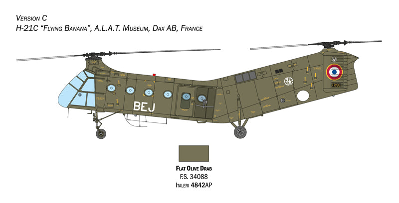 Italeri 2774 - SCALE 1 : 48 H-21C Flying Banana GunShip