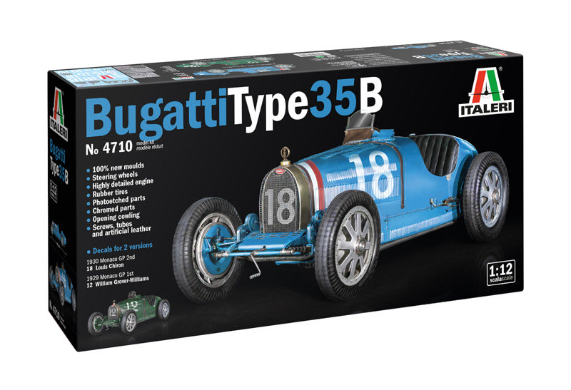 Italeri 4710 - SCALE 1 : 12 Bugatti Type 35B