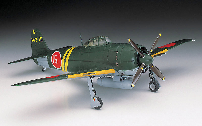 Hasegawa Models 136 Kawanishi N1K2-J local fighter Shiden Kai 1:72 SCALE MODEL KIT