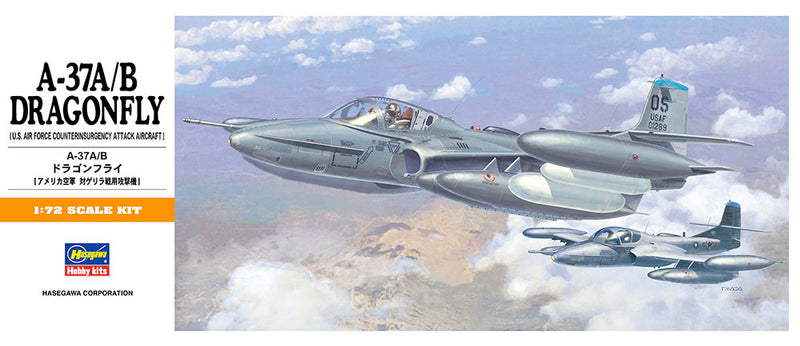 Hasegawa Models 142 A-37A/B Dragonfly 1:72 SCALE MODEL KIT