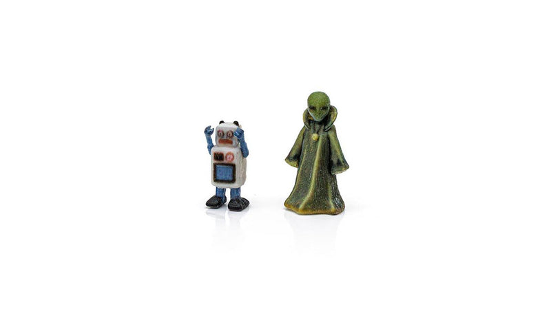 PREORDER Woodland Scenics O A2860 Find Me Figures Earth Visitors (2-Pack) | 26.99