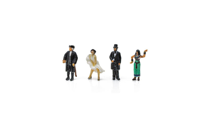 PREORDER Woodland Scenics N A2871 Find Me Figures Historical Figures (4-Pack) | 17.99