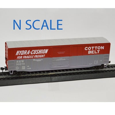 Value Trains USA N N10088 Boxcar, Cotton Belt Two Tone