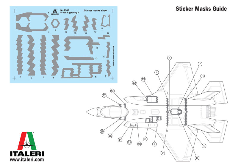 Italeri 2506 - SCALE 1 : 32 F-35 A LIGHTNING II