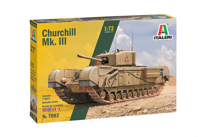 Italeri 7083 - SCALE 1 : 72 Churchill Mk. III