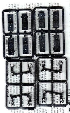 Accurail HO 1030 Accumate Proto Couplers Kit with Draft Gear Boxes and Screws (12 Pair)