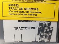 A-Line HO 50153 Tractor Mirrors, Curved Style (4)