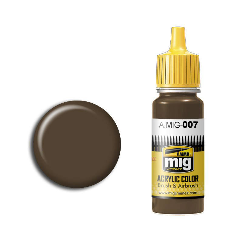 Ammo Mig 0007 DUNKELBRAUN RAL701