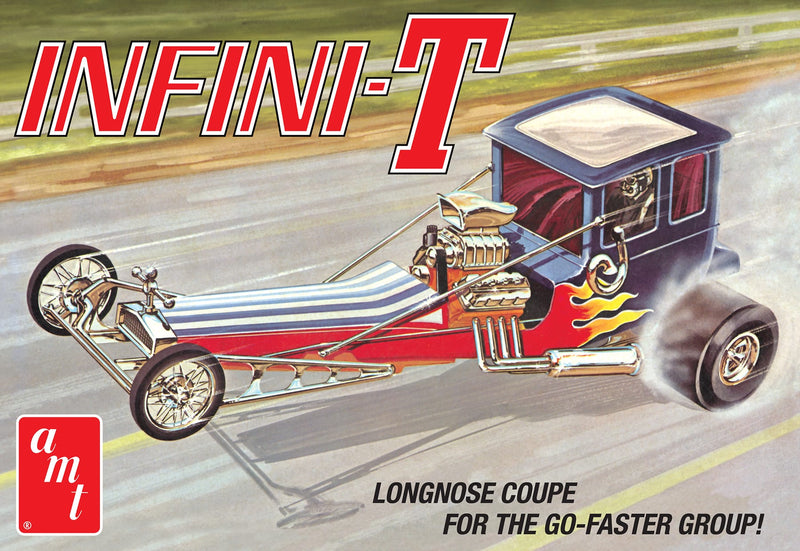 AMT AMT1258 INFINI-T CUSTOM DRAGSTER 1:25 SCALE MODEL KIT