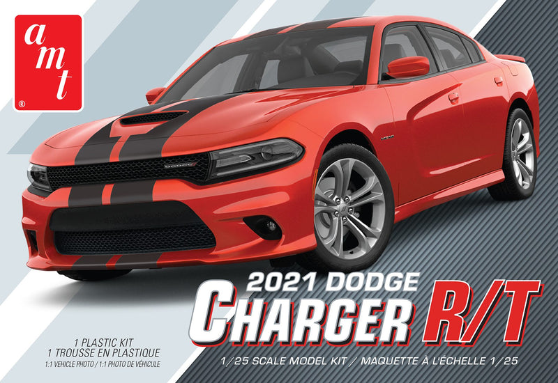 AMT AMT1323M 2021 DODGE CHARGER RT 1:25 SCALE MODEL KIT