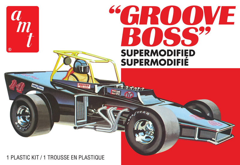 AMT AMT1329M GROOVE BOSS SUPER MODIFIED 1:25 SCALE MODEL KIT