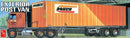 AMT Model Kits AMT1357 40' Fruehauf Exterior Post Trailer Dohrn 1:25