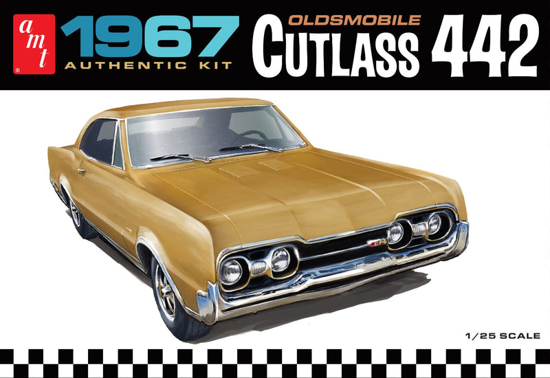 AMT AMT1365 1967 OLDSMOBILE CUTLASS 442 1:25 SCALE MODEL KIT