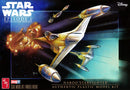 AMT Model Kits AMT1376 Star Wars: The Phantom Menace N-1 Naboo Starfighter (Snap) 1:48