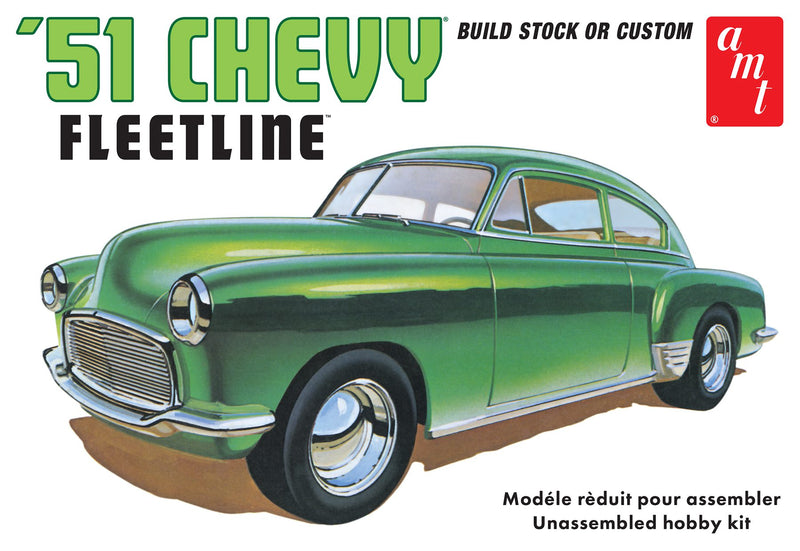 AMT AMT1378 1951 CHEVROLET FLEETLINE 1:25 SCALE MODEL KIT