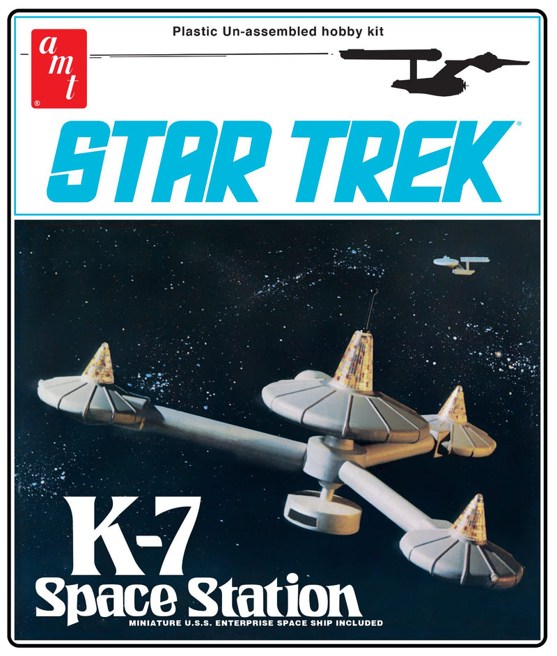 AMT AMT1415 STAR TREK K-7 SPACE STATION 1:7600 SCALE MODEL KIT