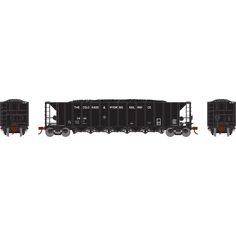 PREORDER Athearn ATH-1039 HO Ortner 5-Bay Hopper With Load, CW