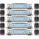 PREORDER Athearn HO ATH-1044 Ortner 5-Bay Rapid Discharge Hopper, UP