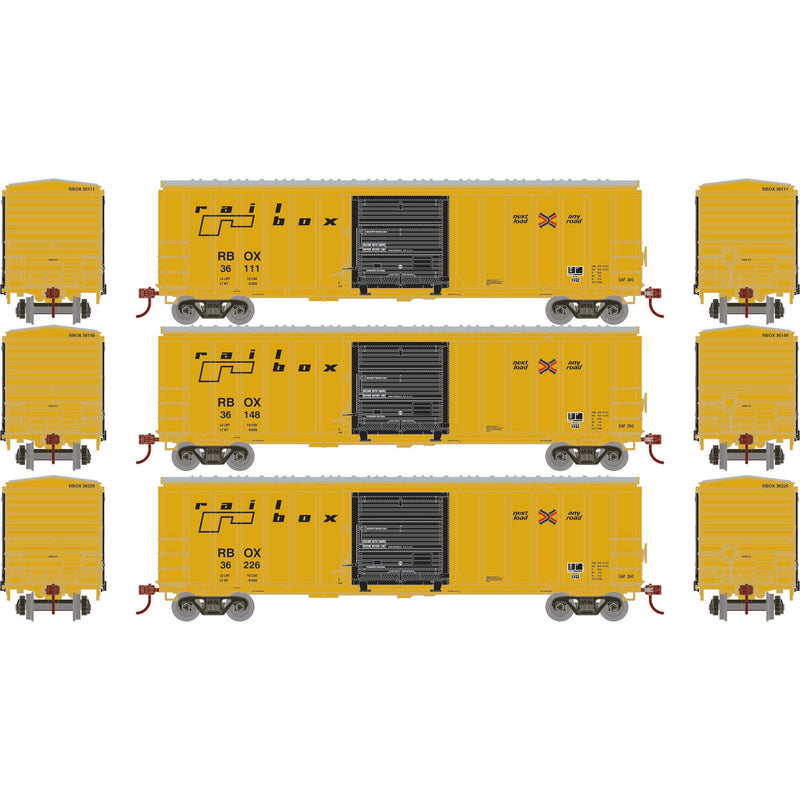 PREORDER Athearn ATH-1050 HO 50ft ACF Outside Post Box Car, RBOX