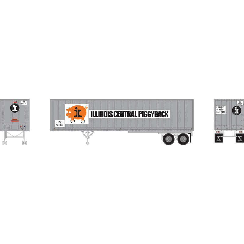 PREORDER Athearn ATH-1090 N 40ft Fruehauf Z-Van Trailer, ICZ