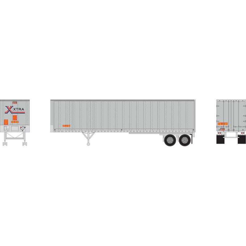 PREORDER Athearn ATH-1108 N 40ft Fruehauf Z-Van Trailer, XTRZ