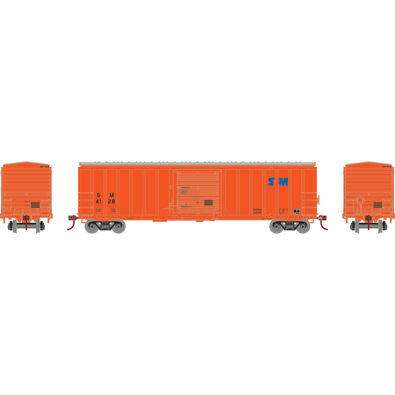 PREORDER Athearn ATH-1119 HO 50ft ACF Outside Post Box Car, SM