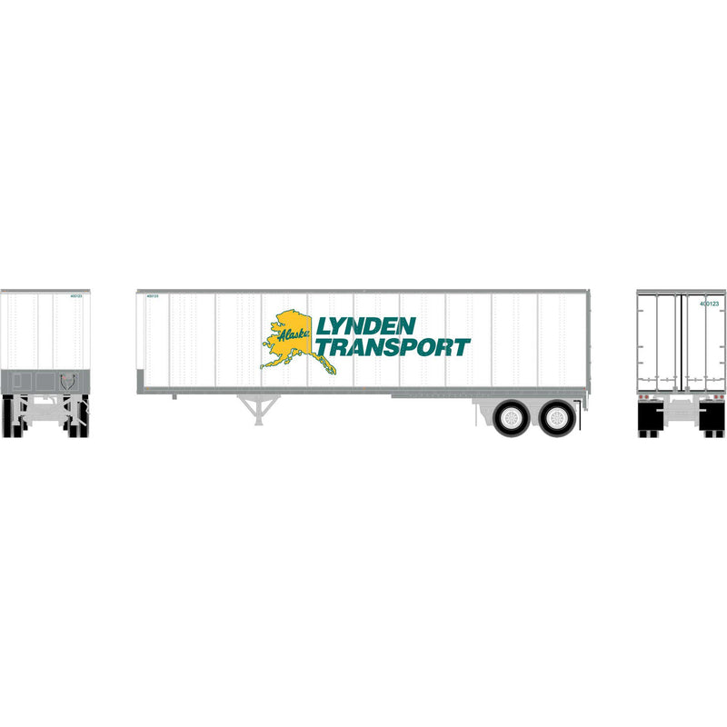 PREORDER Athearn ATH-1120 HO 40ft Fruehauf Z-Van Trailer, Lynden