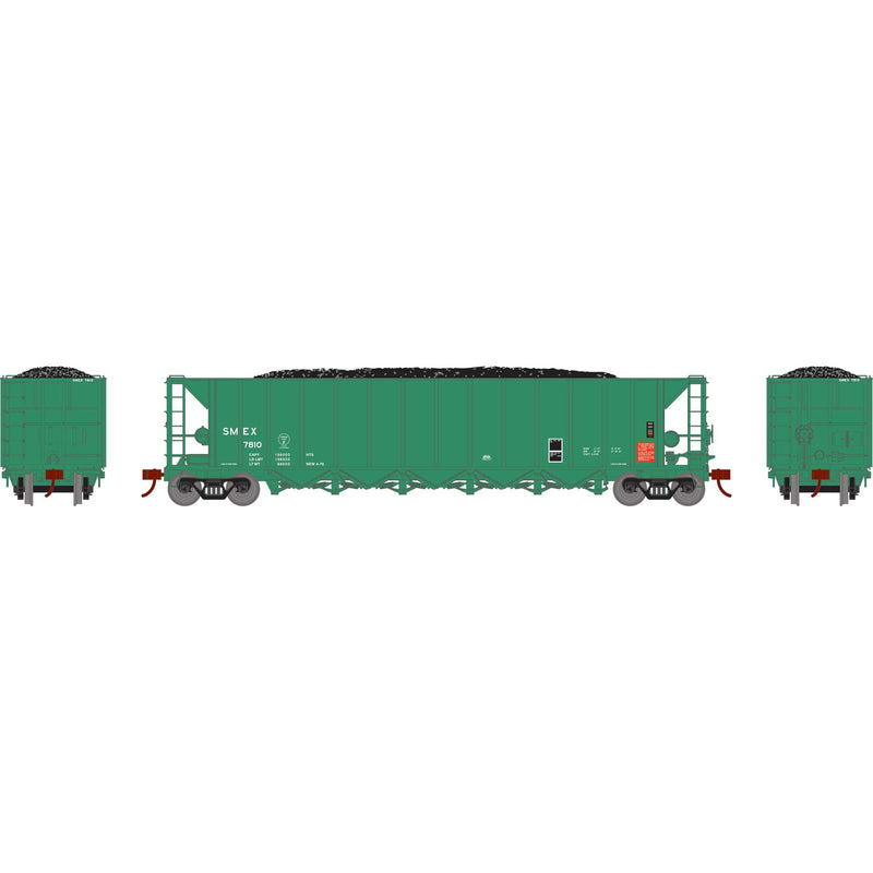 PREORDER Athearn ATH-1189 HO Ortner 5-Bay Hopper With Load, SMEX