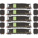 PREORDER Athearn HO ATH-1133 Ortner 5-Bay Rapid Discharge Hopper, SKOL