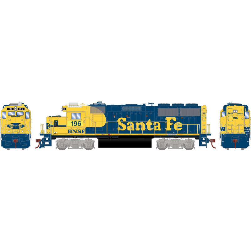 PREORDER Athearn ATH-1145 HO EMD GP60 Locomotive with DCC & Sound, BNSF