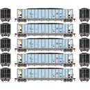 PREORDER Athearn ATH-1152 HO Ortner 5-Bay Hopper With Load, UP