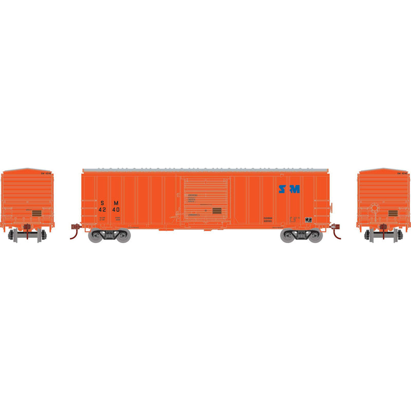 PREORDER Athearn ATH-1156 HO 50ft ACF Outside Post Box Car, SM