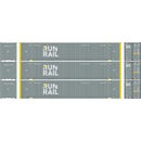 PREORDER Athearn ATH-1174 HO 53ft Jindo Container, RUNU