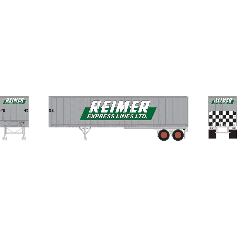 PREORDER Athearn ATH-1183 N 40ft Fruehauf Z-Van Trailer, Reimer