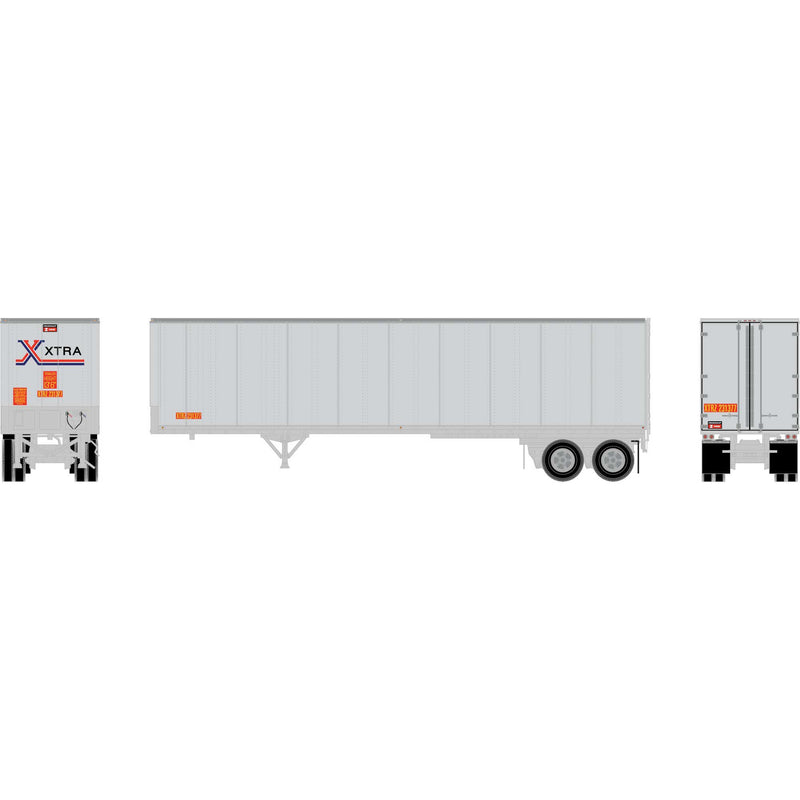 PREORDER Athearn ATH-1196 HO 40ft Fruehauf Z-Van Trailer, XTRZ