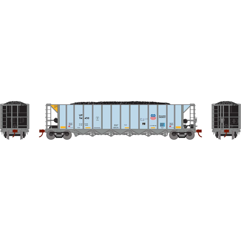 PREORDER Athearn ATH-1044 HO Ortner 5-Bay Hopper With Load, UP