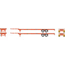 PREORDER Athearn ATH-1215 HO 53ft Container Chassis, JBHZ