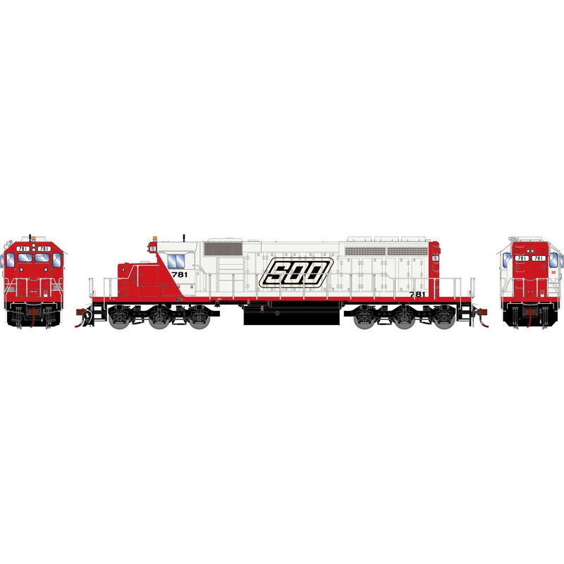 PREORDER Athearn ATH-1256 HO EMD SD40-2 Locomotive With DCC & Sound, SOO