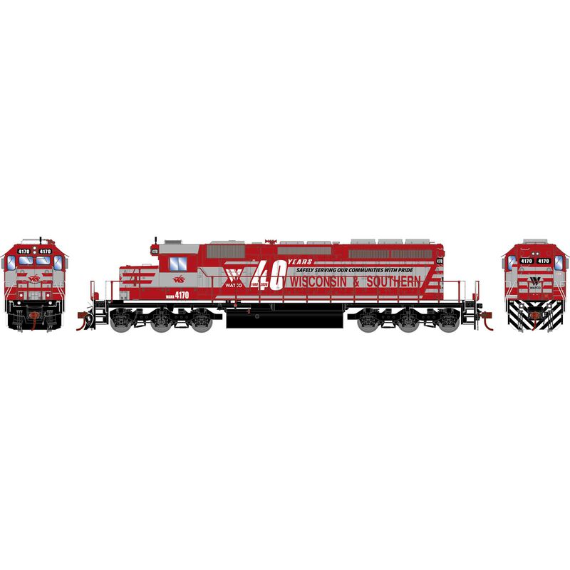 PREORDER Athearn ATH-1239 HO EMD SD40-2 Locomotive, WAMX