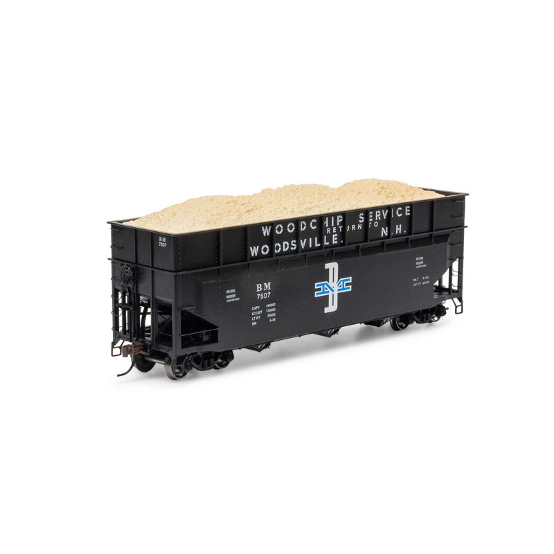 PREORDER Athearn ATH-1277 HO 40' Wood Chip Hopper With Load, BM